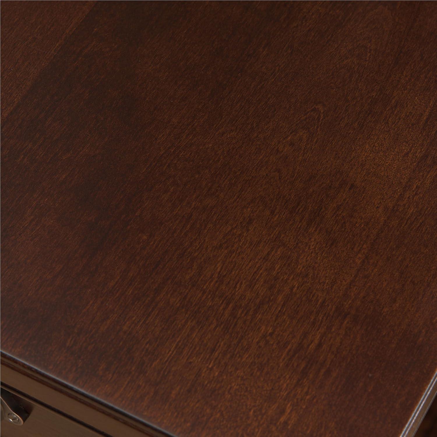 image:imageLeick Home 10032RS Mission Cabinet End Table Made with Solid Wood Side Table for Living Room Bedroom and Printer Stand Russet FinishChocolate Cherry
