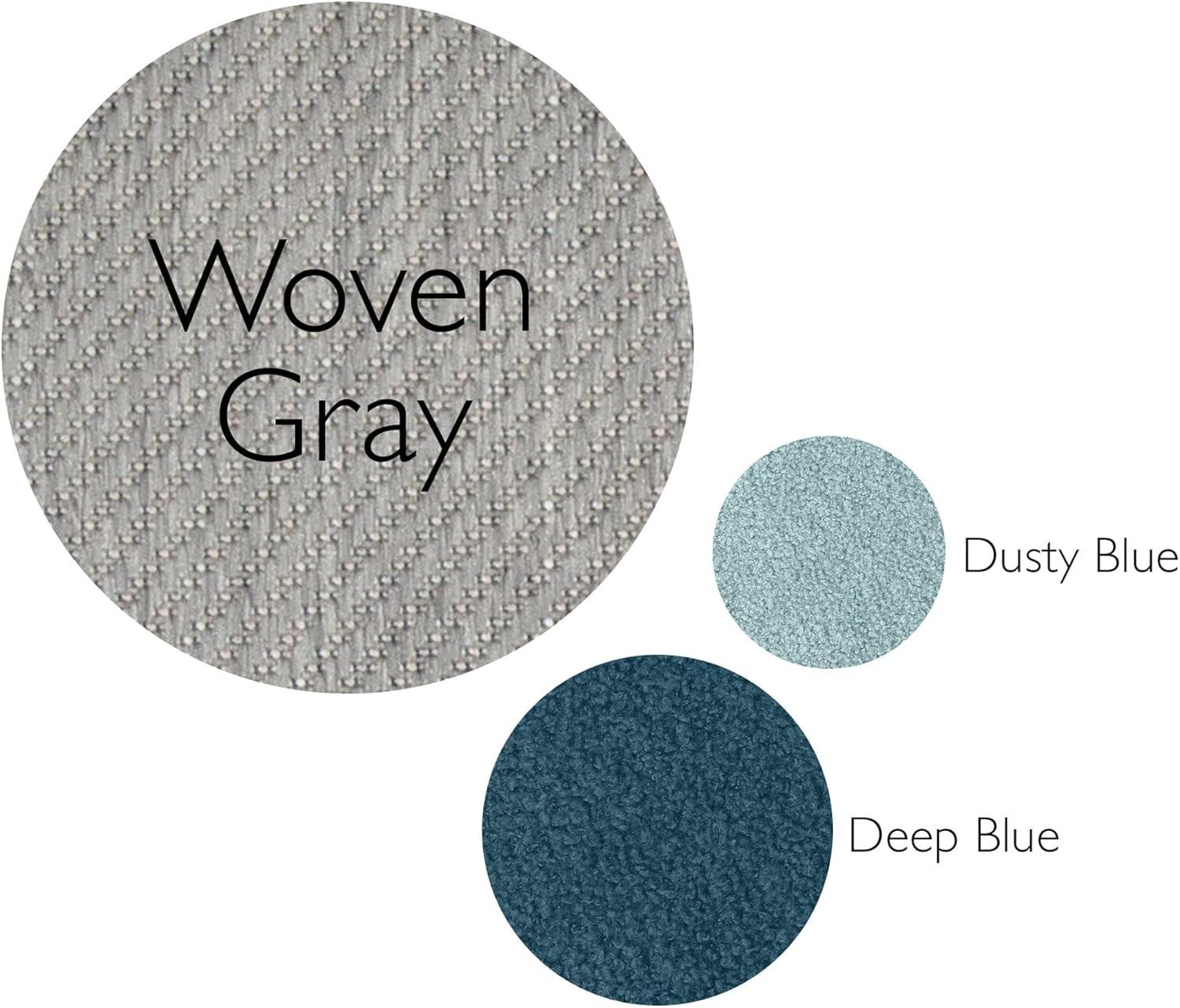 image:imageLeick Home 594952 Cusp Gray with Blue Moroccan Pattern Indoor Outdoor Area Rug Rectangle 4x6