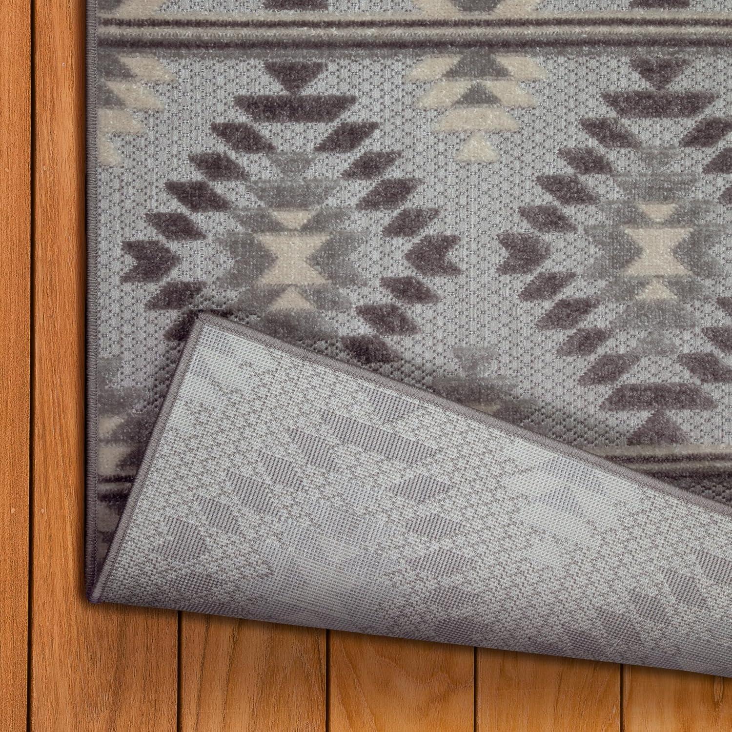 image:imageLeick Home 595462 Cirrido Southwestern Indoor Outdoor Area Rug Rectangle 4x6