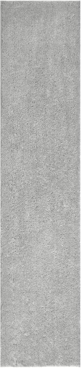image:imageLeick Home 596015 Dagen Soft Shag Modern Rug Solid Beige Living Room Bedroom Area Rug Rectangle 67 x 96Grey