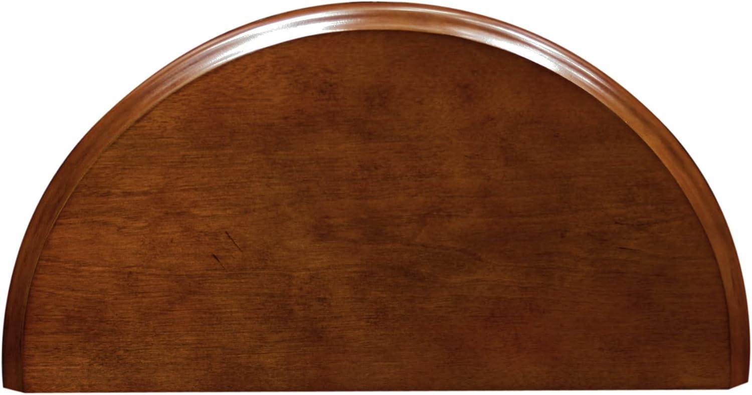 image:imageLeick Home Boa Console Table Solid Wood Bottom Display Shelf Narrow Depth EasyAssembly For Living RoomHallway Chocolate Cherry 380 in W x 140 in D x 300 in H 10332Pecan