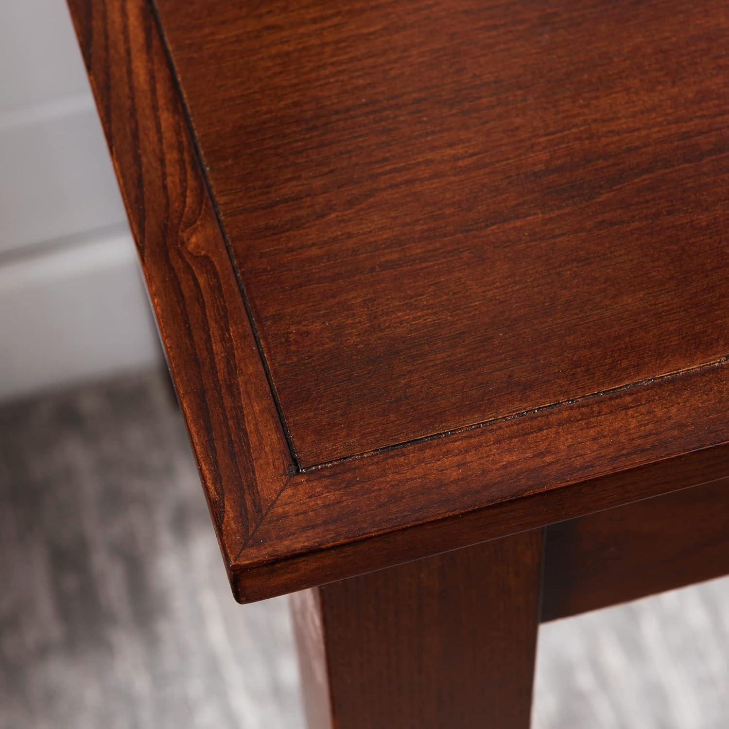 image:imageLeick Home Mission Office Desk Solid Wood with Drop Front Keyboard Drawer Mission Oak 82410Mission Oak