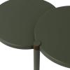 Haven Ridge Solid Wood Oval Side Table with Drawer and Shelf, Medium Oak Brown, Perfect for Living Rooms, Bedrooms, and Small Spaces – Leick Home, 9042-MED(Urbane Bronze)