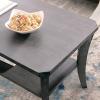 Leick Home 10305-RG Rustic Wire Brushed Driftwood Narrow Side Table with Shelf, Rustic Gray(Rustic Wire Brushed Driftwood)