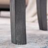 Leick Home 10305-RG Rustic Wire Brushed Driftwood Narrow Side Table with Shelf, Rustic Gray(Rustic Wire Brushed Driftwood)