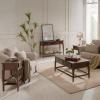 Leick Home 11407 Empiria One Drawer Side Table, Walnut and Foundry Bronze(Heartwood Cherry)