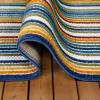 Leick Home 595009 Blithe Runner Colorful Line Indoor Outdoor Area Rug Runner 2’x8′(Runner)