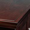 Leick Home 82360 Solid Wood Mission Oak Four Door TV Stand For 65″ TVs Universal TV Console Living Room Storage Shelves Entertainment Center, Mission Oak(Chocolate Cherry / Bronze)