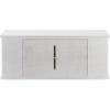 Leick Home 85162 TV Stand with Bookshelf Storage, for 65″ TV’s, Cottage White(Cottage White)