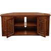 Leick Home 85162 TV Stand with Bookshelf Storage, for 65″ TV’s, Cottage White(Distressed Rustic Autumn)