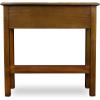 Leick Home Boa Console Table, Solid Wood, Bottom Display Shelf, Narrow Depth, Easy-Assembly, For Living Room/Hallway, Chocolate Cherry, 38.0 in. W x 14.0 in. D x 30.0 in. H, 10332(Medium Oak)