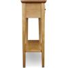 Leick Home Boa Console Table, Solid Wood, Bottom Display Shelf, Narrow Depth, Easy-Assembly, For Living Room/Hallway, Chocolate Cherry, 38.0 in. W x 14.0 in. D x 30.0 in. H, 10332(Desert Sands)
