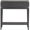 Leick Home Boa Console Table, Solid Wood, Bottom Display Shelf, Narrow Depth, Easy-Assembly, For Living Room/Hallway, Chocolate Cherry, 38.0 in. W x 14.0 in. D x 30.0 in. H, 10332(Anthracite)