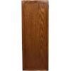 Leick Home Boa Console Table, Solid Wood, Bottom Display Shelf, Narrow Depth, Easy-Assembly, For Living Room/Hallway, Chocolate Cherry, 38.0 in. W x 14.0 in. D x 30.0 in. H, 10332(Rustic Oak)