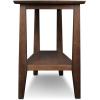 Leick Home Laurent End Table, Solid Wood, Wedge Shape, with Shelf, for Living Room and Small Spaces, Gray, 10502-GR(Sienna)
