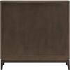 Leick Home Mission Hall Console Table, Solid Wood, 2-Door Storage with 1 Interior Shelf, Slim Profile, Easy Assembly, Russet Brown, 30 in L x 11 in D x 30 in H, Small Entryway Cabinet, 10001-RS(Smoke Gray)