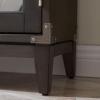 Leick Home Mission Hall Console Table, Solid Wood, 2-Door Storage with 1 Interior Shelf, Slim Profile, Easy Assembly, Russet Brown, 30 in L x 11 in D x 30 in H, Small Entryway Cabinet, 10001-RS(Anthracite)