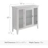 Leick Home Mission Hall Console Table, Solid Wood, 2-Door Storage with 1 Interior Shelf, Slim Profile, Easy Assembly, Russet Brown, 30 in L x 11 in D x 30 in H, Small Entryway Cabinet, 10001-RS(Weathered White)