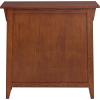 Leick Home Mission Hall Console Table, Solid Wood, 2-Door Storage with 1 Interior Shelf, Slim Profile, Easy Assembly, Russet Brown, 30 in L x 11 in D x 30 in H, Small Entryway Cabinet, 10001-RS(Russet)