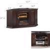 Leick Riley Holliday TV Stand(Brownbronze)