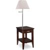 Leick Home 10032-RS Mission Cabinet End Table, Made with Solid Wood, Side Table for Living Room, Bedroom and Printer Stand, Russet Finish(Chocolate Cherry)