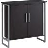 Leick Home Mission Hall Console Table, Solid Wood, 2-Door Storage with 1 Interior Shelf, Slim Profile, Easy Assembly, Russet Brown, 30 in L x 11 in D x 30 in H, Small Entryway Cabinet, 10001-RS(Black)