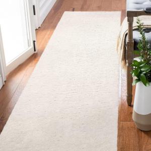 Leick Home 596015 Dagen Soft Shag Modern Rug Solid Beige Living Room Bedroom Area Rug Rectangle 6’7″ x 9’6″(Cream)