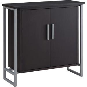 Leick Home Mission Hall Console Table, Solid Wood, 2-Door Storage with 1 Interior Shelf, Slim Profile, Easy Assembly, Russet Brown, 30 in L x 11 in D x 30 in H, Small Entryway Cabinet, 10001-RS(Black)