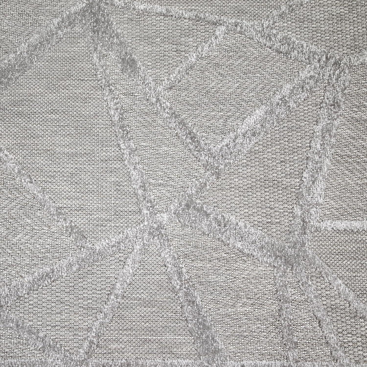 image:imageDesign House Leick Home 596601 Laurus Quatrefoil Indoor Outdoor Area Rug Rectangle 710x10Grey