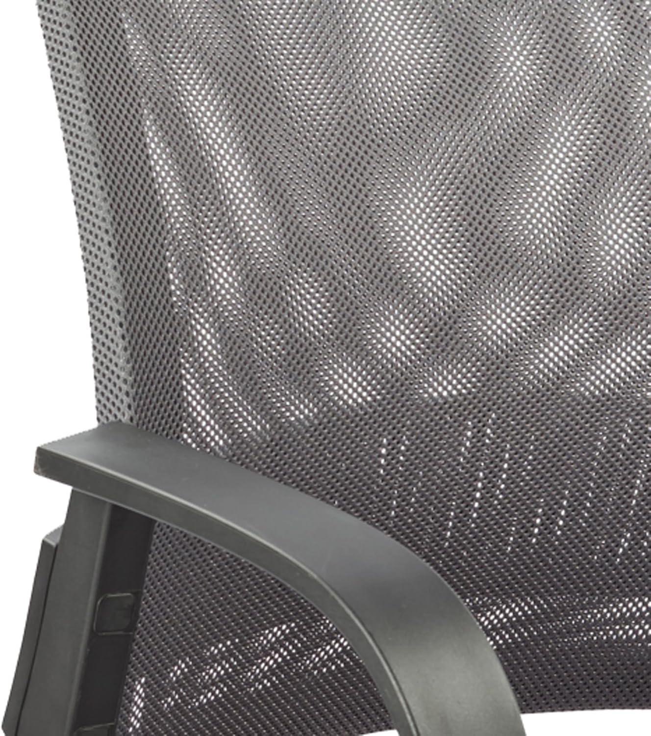image:imageLeick Home 10066GR Adjustable Height Mesh Back Office Desk Chair Gray