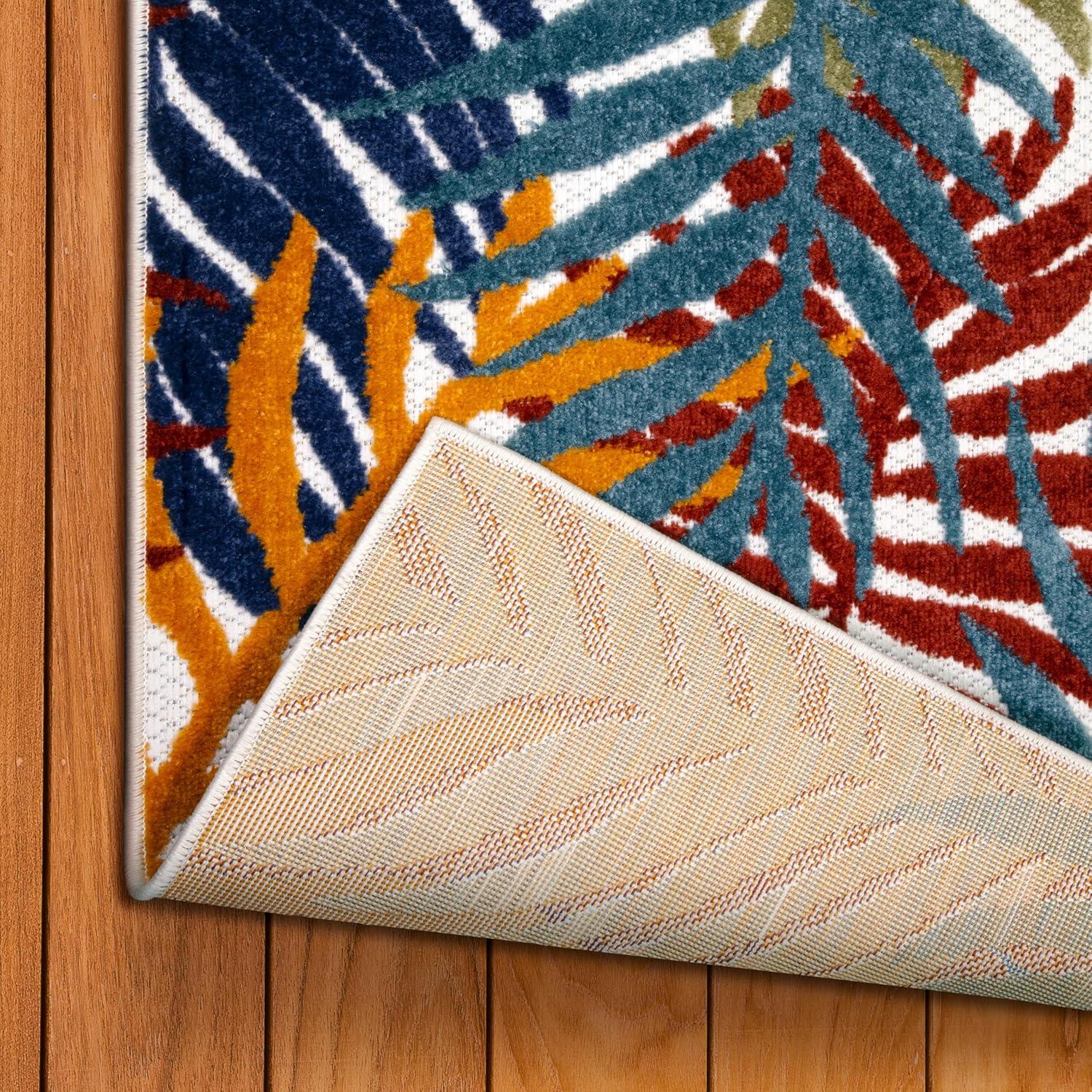 image:imageLeick Home 595215 Talipot Palm Indoor Outdoor Area Rug Rectangle 67x96