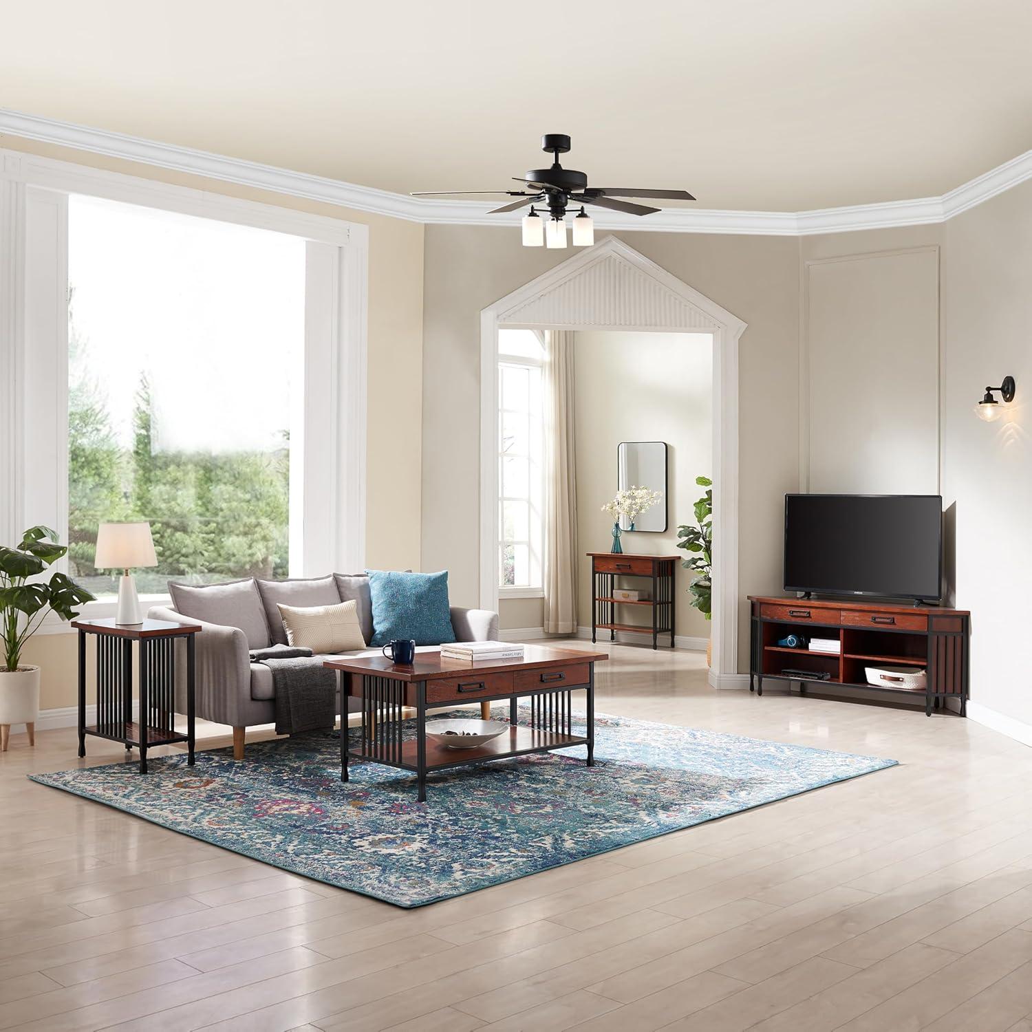 image:imageLeick Home 596346 Laraline Vintage Turkish Medallion Collage Faded Turquoise Living Room Bedroom Area Rug Rectangle 710 x 10