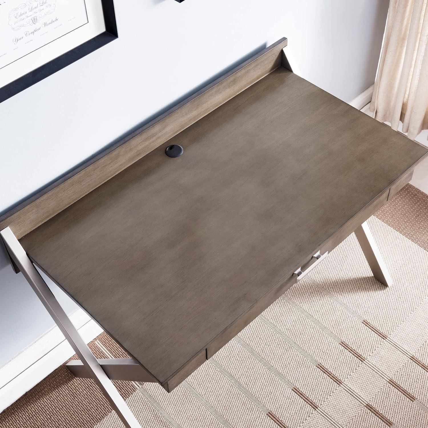 image:imageXLeg Laptop Computer Desk in Smoke Gray Finish