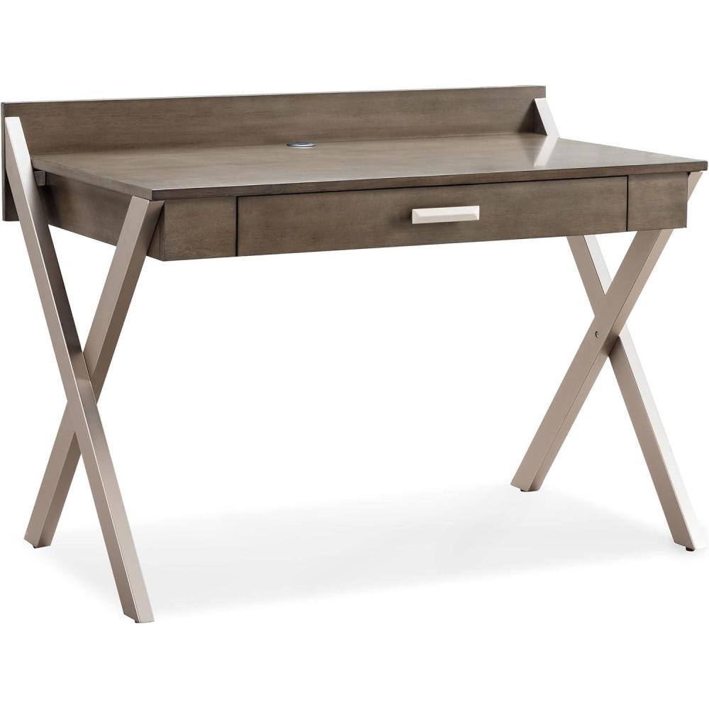 image:imageXLeg Laptop Computer Desk in Smoke Gray Finish