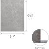 Design House Leick Home 596601 Laurus Quatrefoil Indoor Outdoor Area Rug Rectangle 7’10″x10′(Grey)