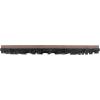 Design House Straight Edge Trim for Square Deck Tiles, Covers 6 Square Feet, Ebony, 4-Pack(Brown)