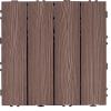 Design House Straight Edge Trim for Square Deck Tiles, Covers 6 Square Feet, Ebony, 4-Pack(Brown)