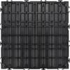 Design House Straight Edge Trim for Square Deck Tiles, Covers 6 Square Feet, Ebony, 4-Pack(Ebony)