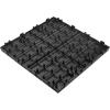 Design House Straight Edge Trim for Square Deck Tiles, Covers 6 Square Feet, Ebony, 4-Pack(Ebony)