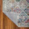 Leick Home 594606 Zielle Soft Shag Painterly Modern Rug Gray Living Room Bedroom Area Rug Rectangle 6’7″ x 9’6″