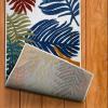 Leick Home 595165 Talipot Runner Palm Indoor Outdoor Area Rug Runner 2’x8′