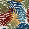 Leick Home 595173 Talipot Palm Indoor Outdoor Area Rug Rectangle 3’x5′