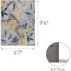 Leick Home 595280 Song Floral Indoor Outdoor Area Rug Rectangle 6’7″x9’6″