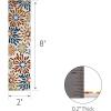 Leick Home 595371 Beam Runner Flower Indoor Outdoor Area Rug Runner 2’x8′