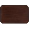 Leick Home Laurent End Table, Solid Wood, Bottom Display Shelf, Narrow, Easy-Assembly, for Living Room/Bedroom, Black, 24.0 in. L x 12.0 in. W x 24.0 in. H, 10505-BK(Chocolate Oak)