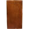 Leick Home Laurent End Table, Solid Wood, Bottom Display Shelf, Narrow, Easy-Assembly, for Living Room/Bedroom, Black, 24.0 in. L x 12.0 in. W x 24.0 in. H, 10505-BK(Rustic Oak)