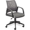 Leick Home 10066GR Adjustable Height Mesh Back Office Desk Chair, Gray