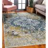 Leick Home 596122 Oryn Vintage Multicolor Medallion Boho Chic Living Room Bedroom Area Rug Rectangle 6’7″ x 9’6″