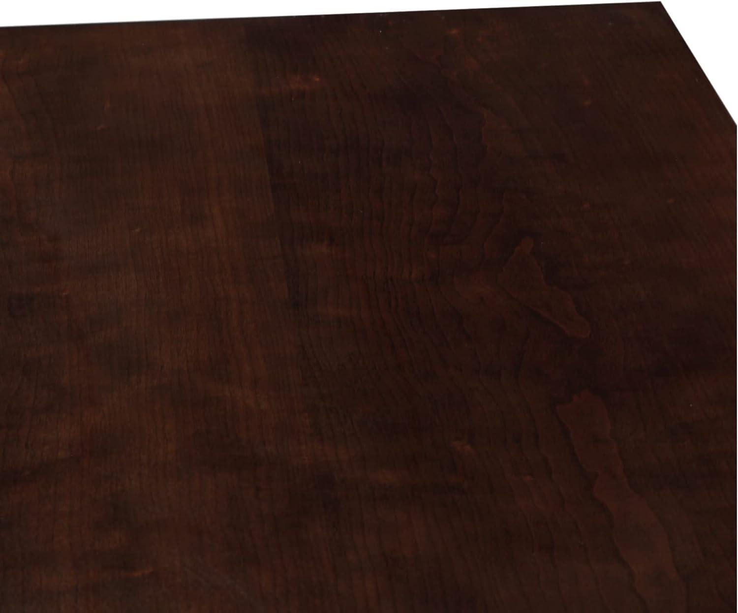 image:imageLeick Home 10511 Laurent Writing Desk with Drop Front Keyboard Drawer Chocolate Cherry