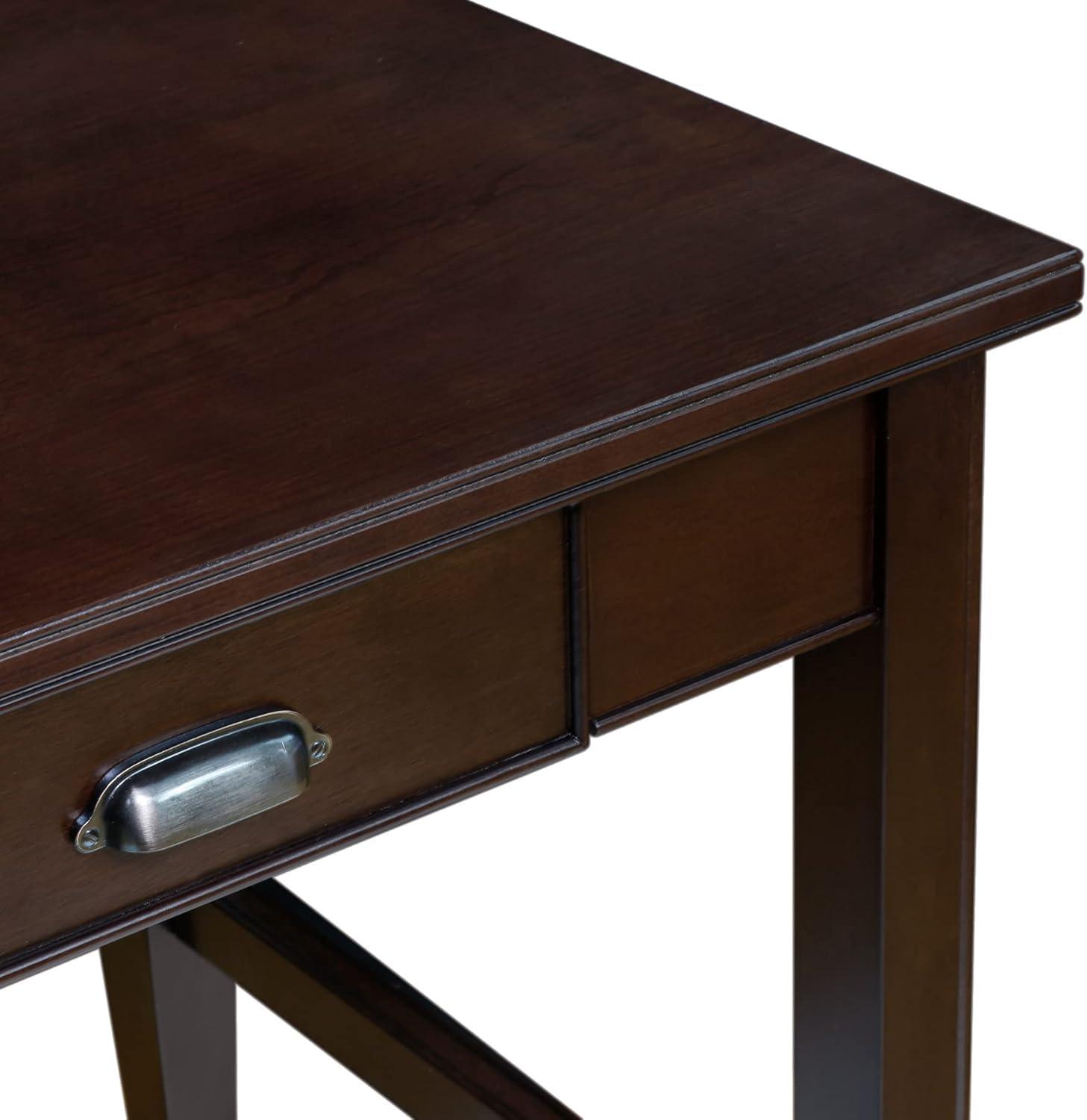 image:imageLeick Home 10511 Laurent Writing Desk with Drop Front Keyboard Drawer Chocolate Cherry